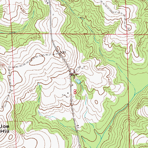 Topographic Map of Fuqua Gin (historical), AL