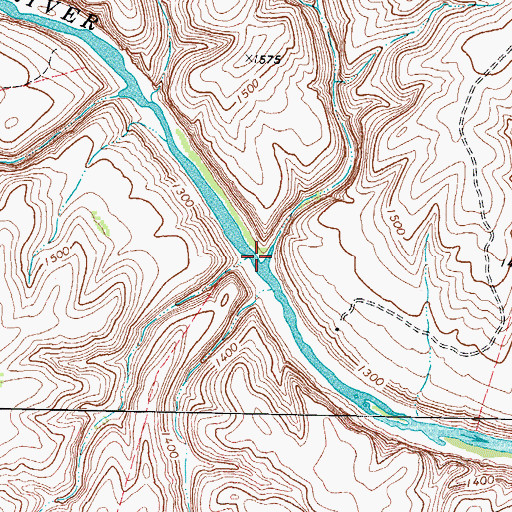 Topographic Map of Still Canyon, TX