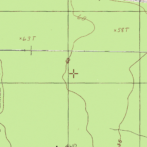 Topographic Map of Stockpen Prairie, TX