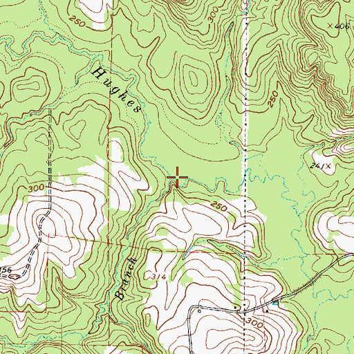 Topographic Map of Sturdivant Branch, TX