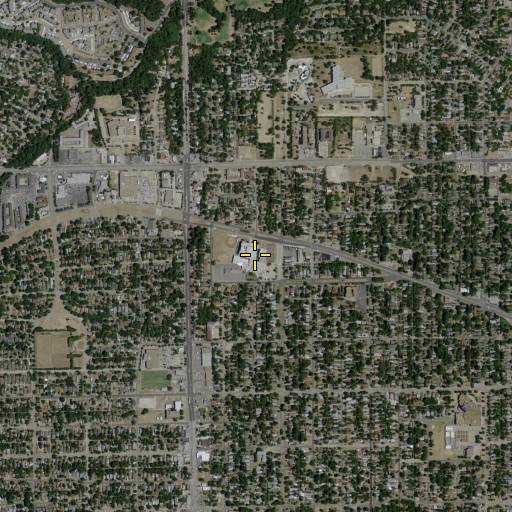Aerial/Satellite Image of Sunset High School, TX
