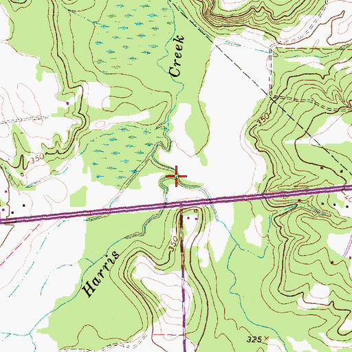 Topographic Map of Sunstroke Creek, TX