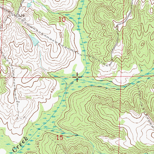 Topographic Map of Polecat Branch, AL