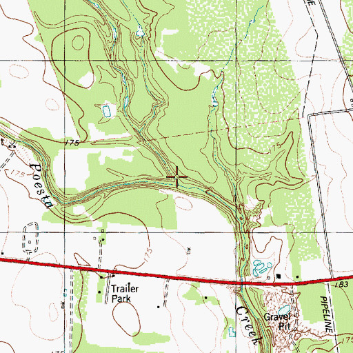 Topographic Map of Talpacate Creek, TX