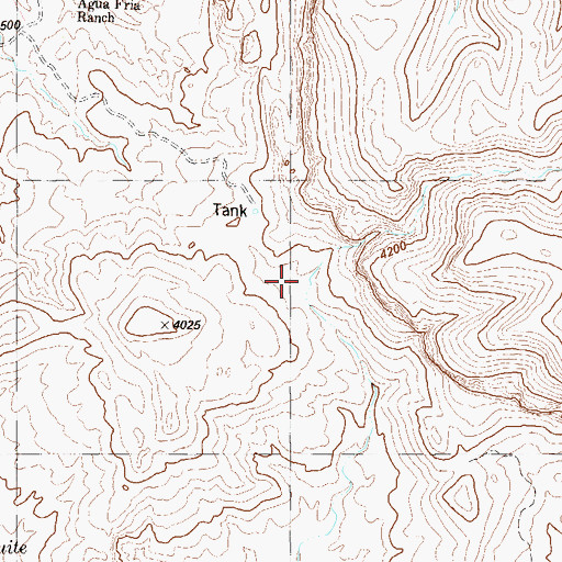 Topographic Map of Terlingua Trail, TX