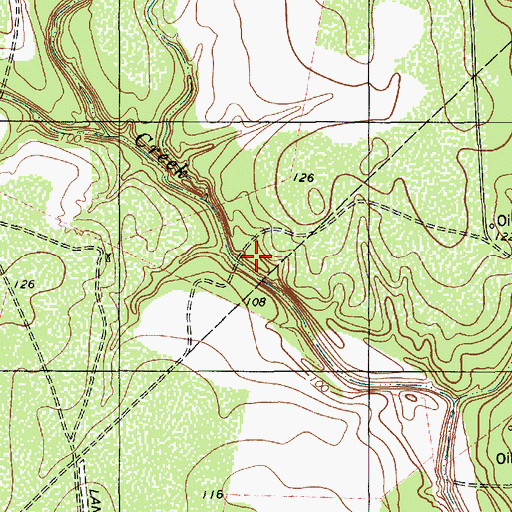 Topographic Map of The Devil Tree, TX