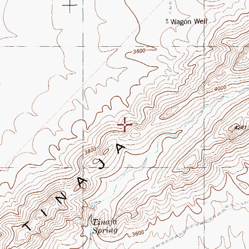Topographic Map of Tinaja Mountains, TX