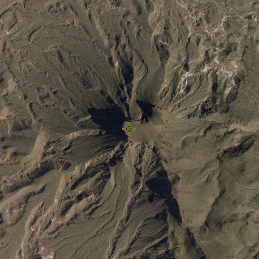 Aerial/Satellite Image of Tule Mountain, TX