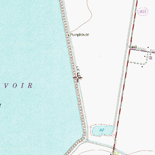 Topographic Map of Unit Number Two, TX
