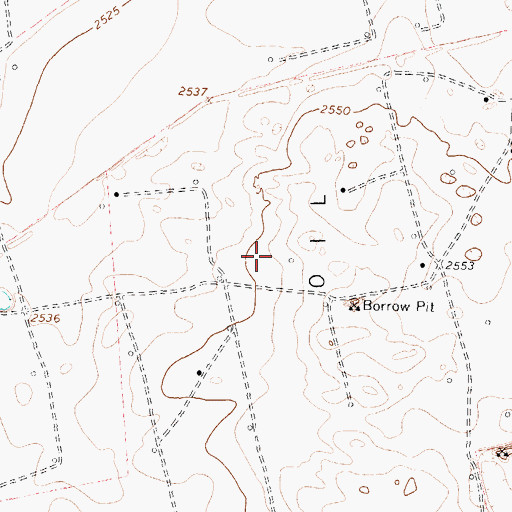 Topographic Map of Varel Oil Field, TX