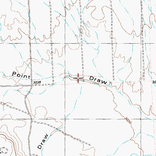 Topographic Map of West Corazones Draw, TX