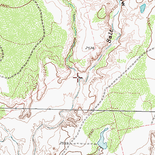 Topographic Map of West Draw, TX