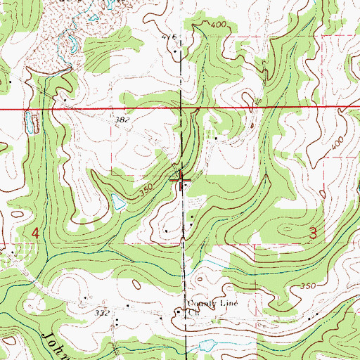 Topographic Map of Church of Christ (historical), AL