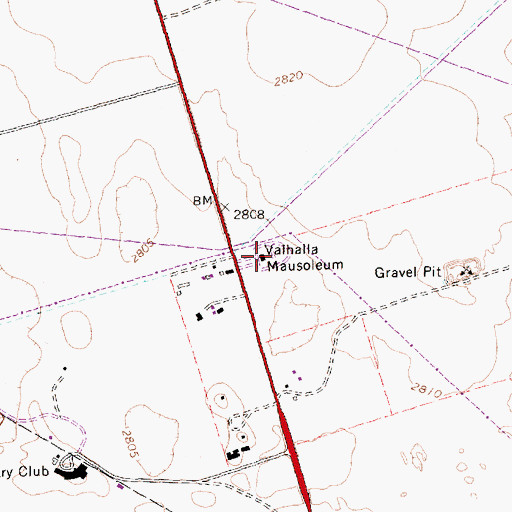 Topographic Map of Windmill Number Three, TX