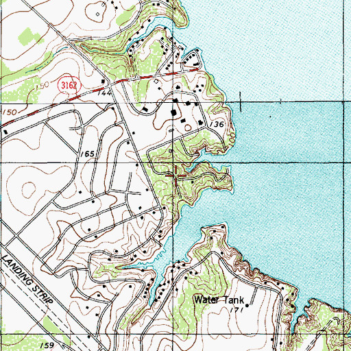Topographic Map of Zephyr Encampment, TX