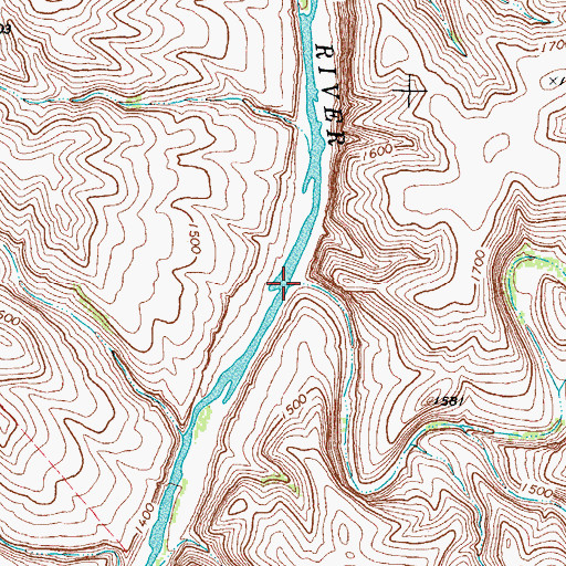 Topographic Map of Zixto Canyon, TX