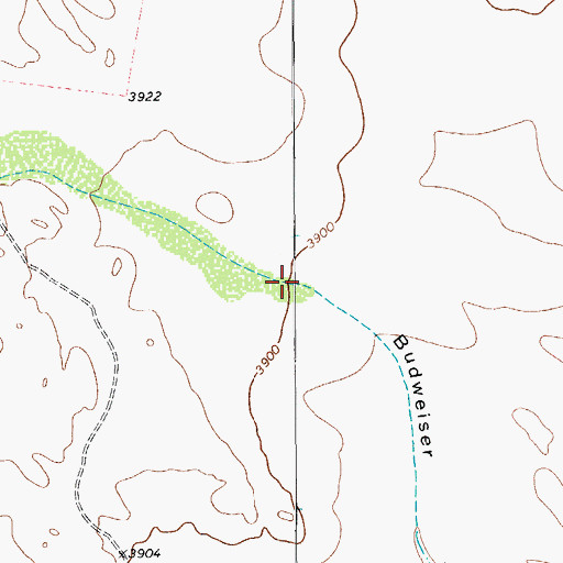 Topographic Map of Emory Draw, TX