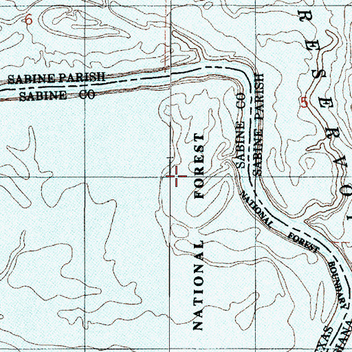 Topographic Map of Middle Lake (historical), TX