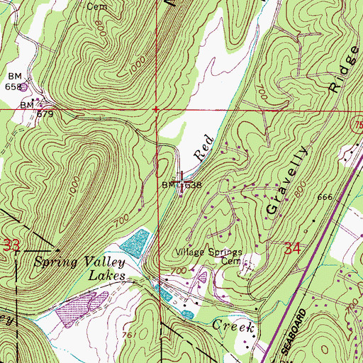 Topographic Map of Gurley, AL