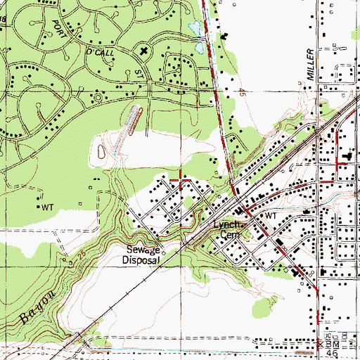 Topographic Map of Antioch Church, TX