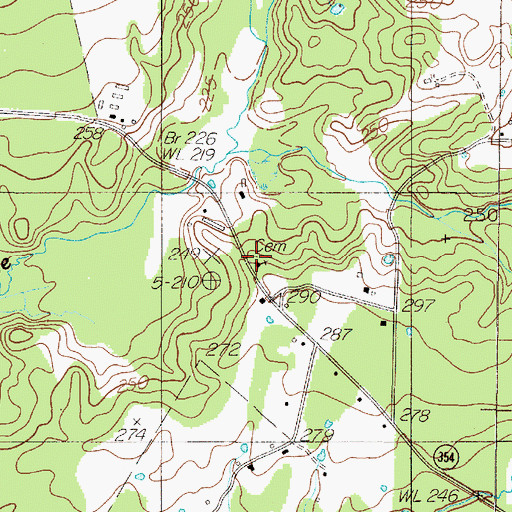 Topographic Map of Apostolic Church, TX