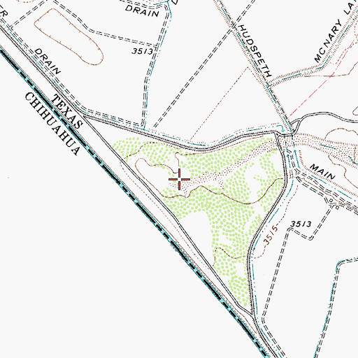 Topographic Map of Arroyo Diablo, TX