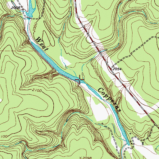 Topographic Map of Baker Draw, TX
