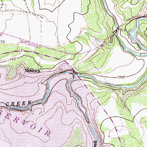 Topographic Map of Bear Creek, TX