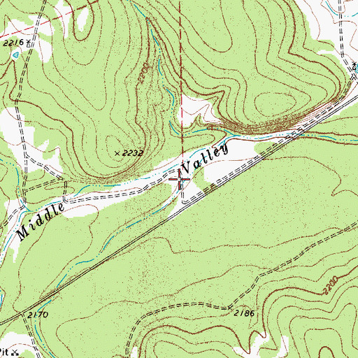 Topographic Map of Berrenda Draw, TX