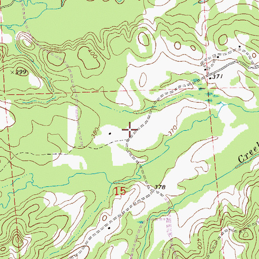 Topographic Map of Boswell Gin (historical), AL