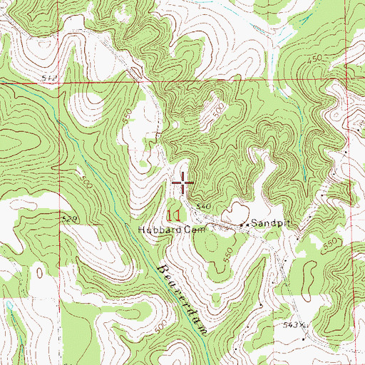 Topographic Map of Deason School (historical), AL