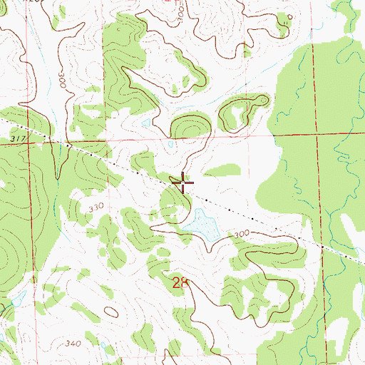 Topographic Map of Eidson Grove Church (historical), AL