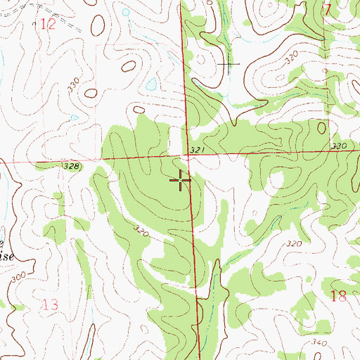 Topographic Map of Galilee Church (historical), AL