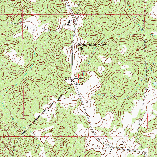 Topographic Map of Graddy Gin (historical), AL