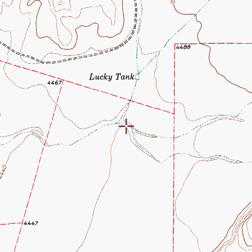 Topographic Map of Boggy Draw, TX