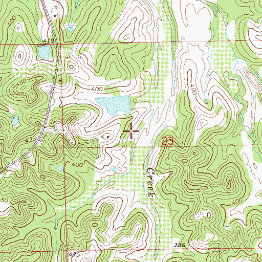Topographic Map of Picketts Gin (historical), AL