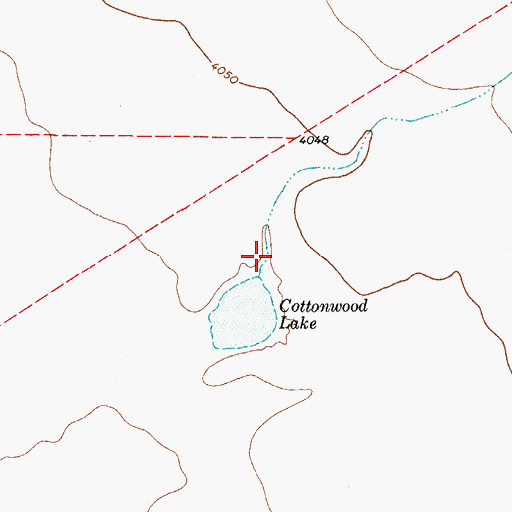 Topographic Map of Borrego Draw, TX