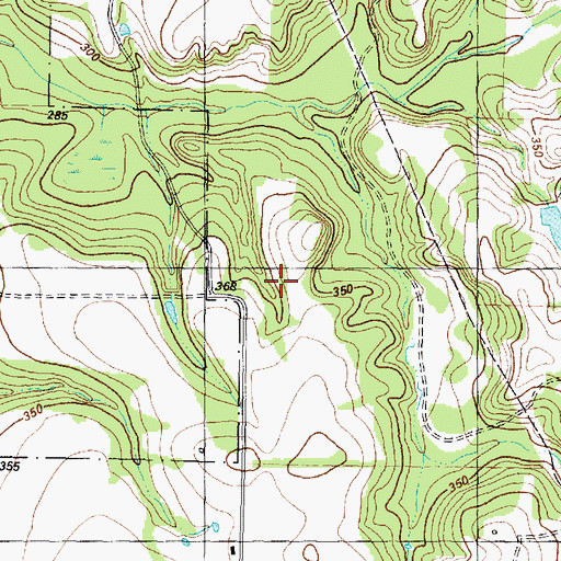 Topographic Map of Bosman School, TX