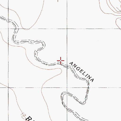 Topographic Map of Bridge Creek, TX