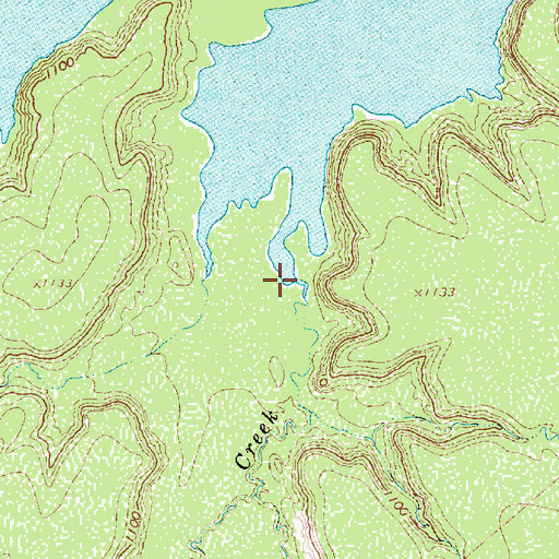 Topographic Map of Brushy Creek, TX