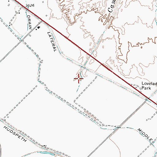 Topographic Map of Camp Rice Arroyo, TX