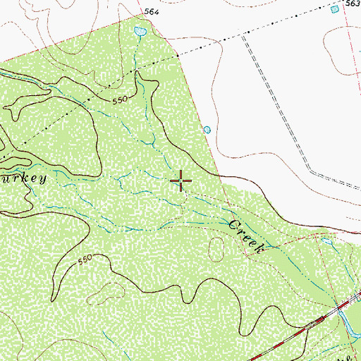 Topographic Map of Capota Creek, TX