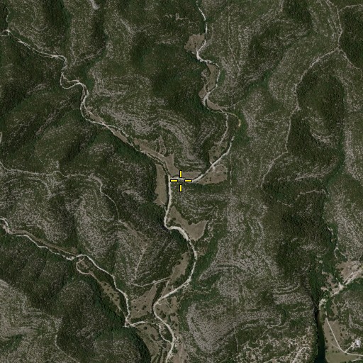 Aerial/Satellite Image of Cave Spring, TX