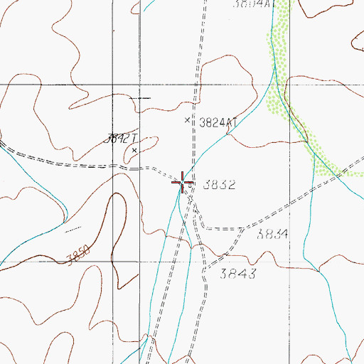 Topographic Map of Cavender Windmill, TX