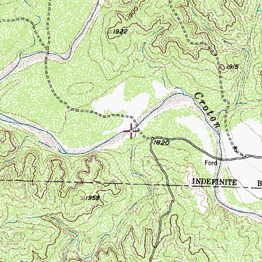 Topographic Map of Cedar Canyon, TX