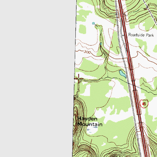 Topographic Map of Cedar Creek, TX