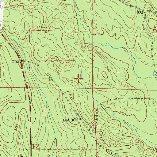 Topographic Map of Rogers School (historical), AL