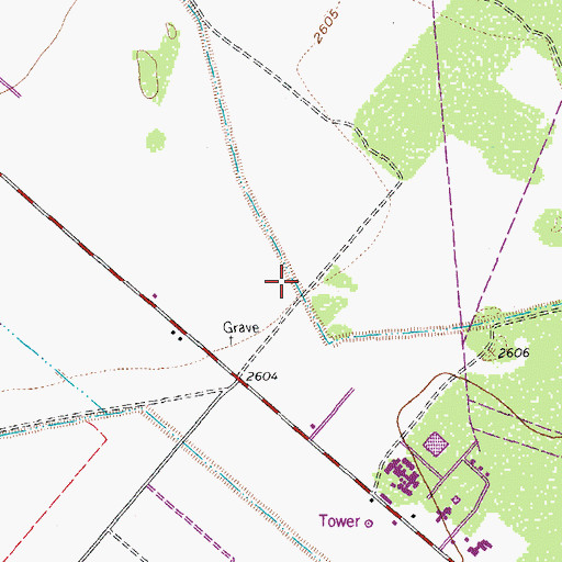Topographic Map of Cedarvale Canal, TX