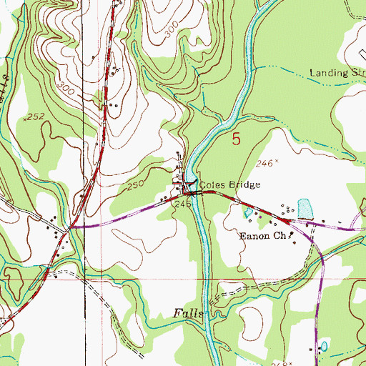 Topographic Map of Shellgrove Mill (historical), AL