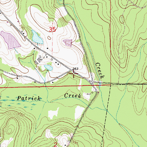 Topographic Map of Taylor School (historical), AL